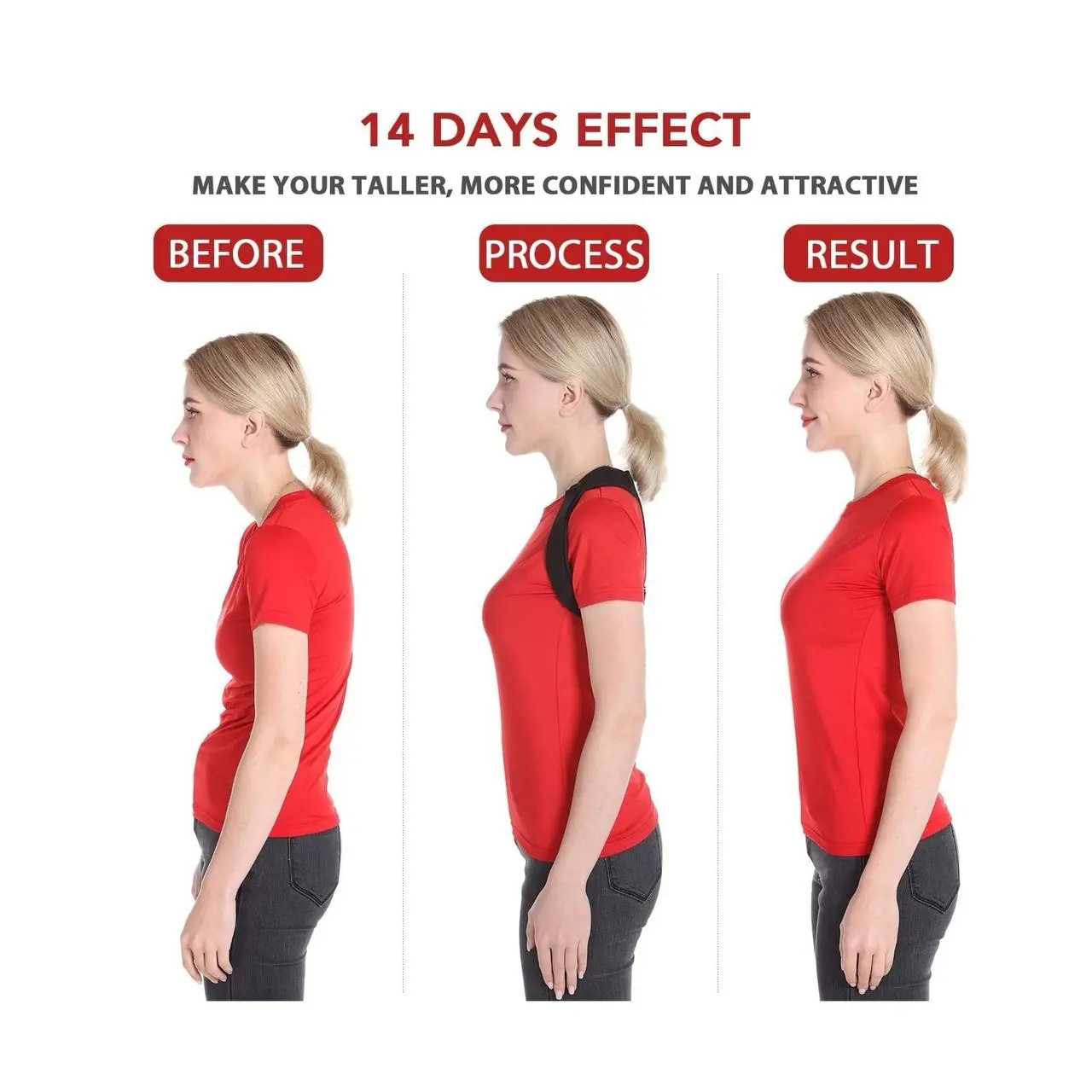 CEINTURE CORRECTEUR DE POSTURE DOS REGLABLE SCHIARA D362665